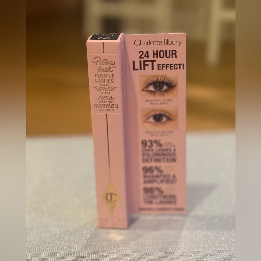 Charlotte Tilbury Pillow Talk Push Up Lashes Mascara – Super Black- full size